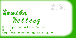 monika wellesz business card